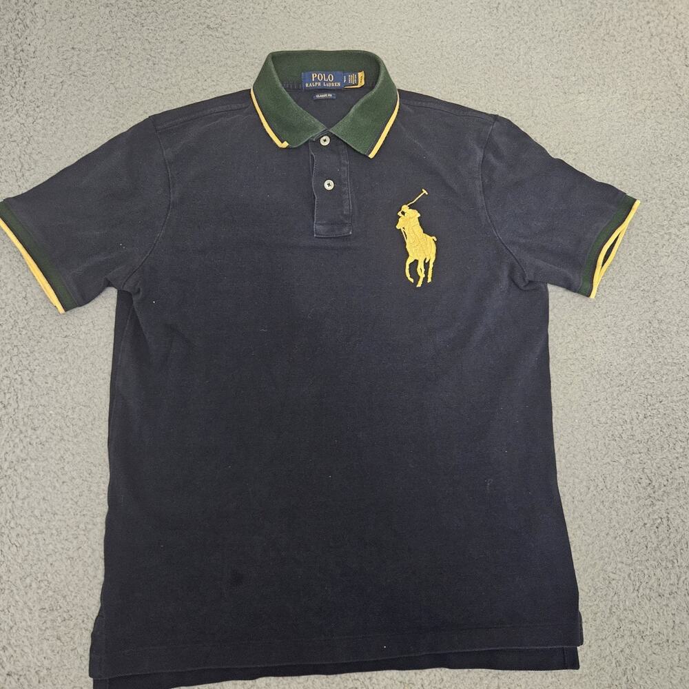 POLO‎ RALPH LAUREN Shirt Mens SMALL Slim Fit Big Pony